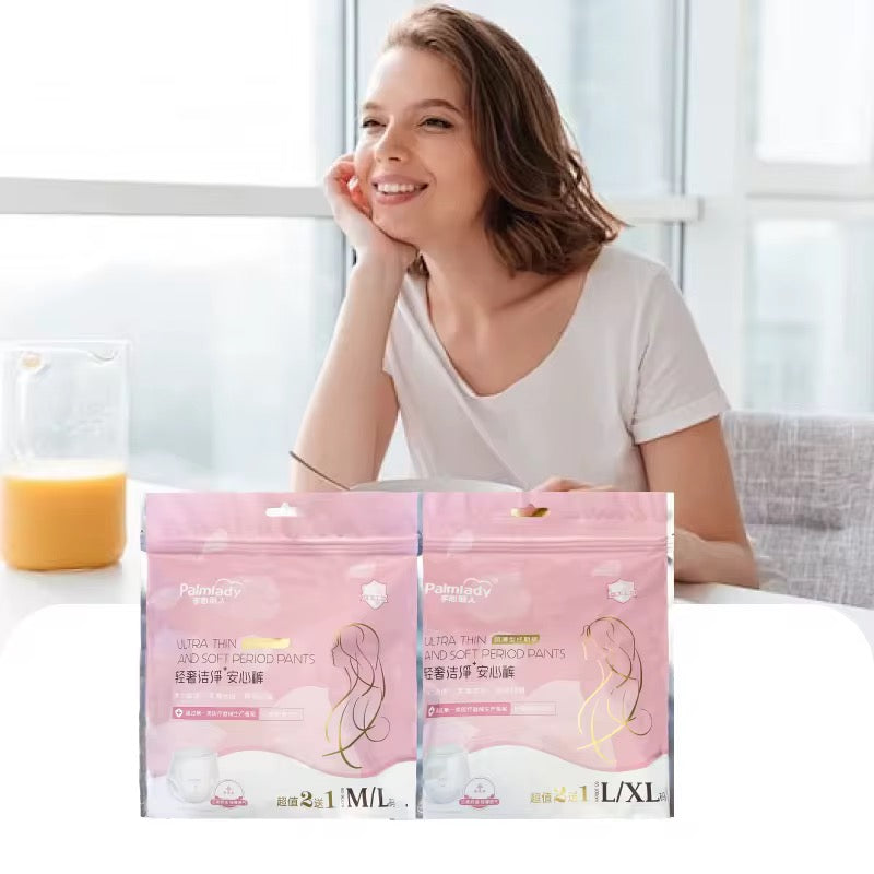 Sanitary Soft Padded Period Underwear for Women Leakage Proof Pack of 3