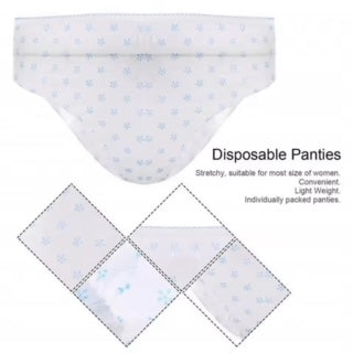 Disposable Underwear Period Panties for Women Pack of 6