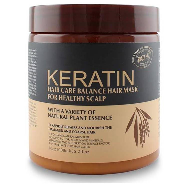 Keratin Hair Care Balance Hair Mask for Healthy Scalp 1000ml Beauty Shope  