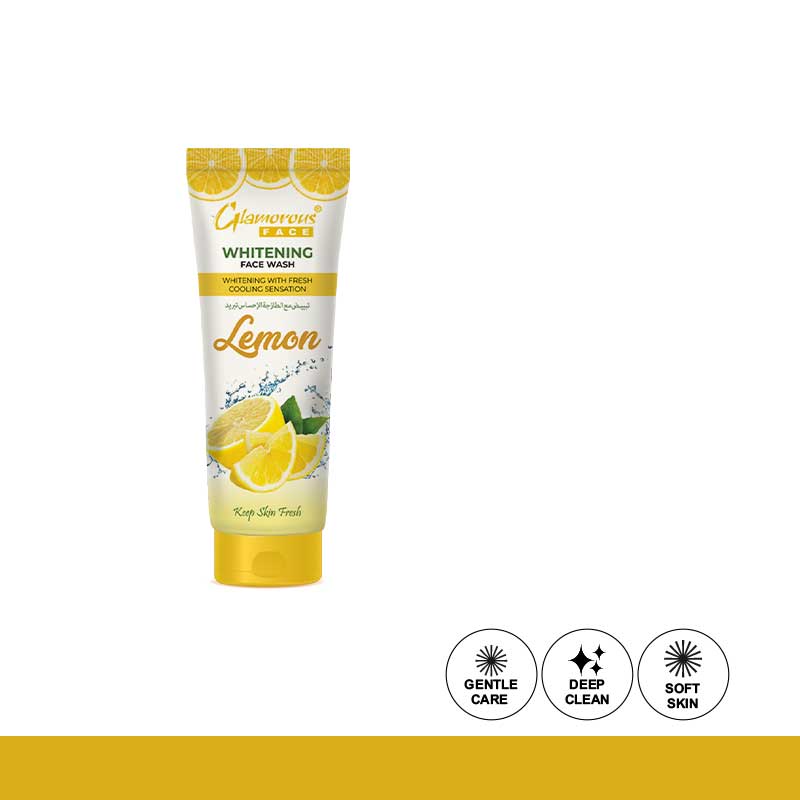 Glamorous Face Whitening Lemon Face Wash 100gm