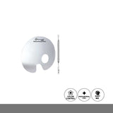 Glamorous Face Foundation & Base Mixing Palette with Spatula Stainless Steel