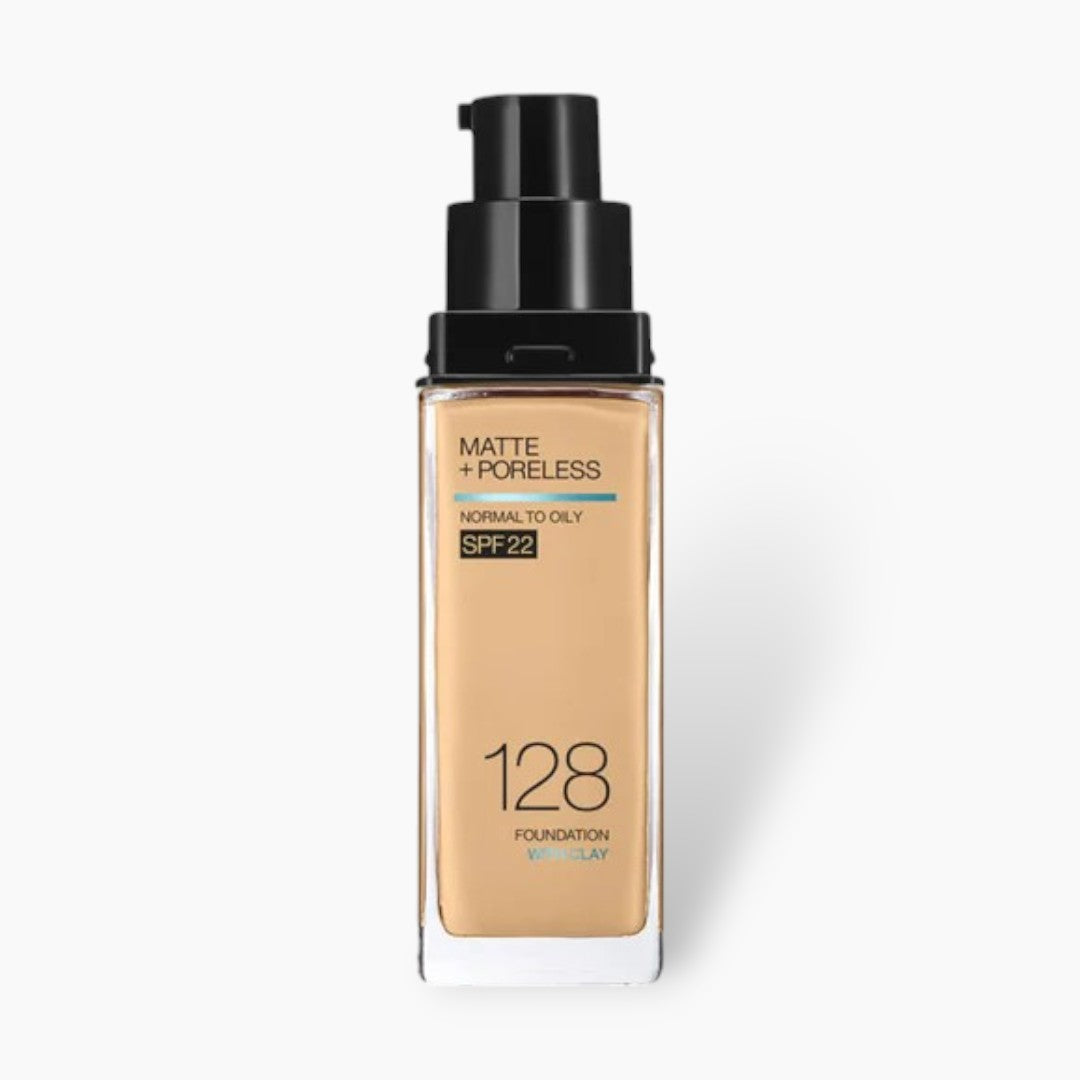 Maybelline Fit Me Matte Pore SPF22 Liquid Foundation 30ml - 128 Warm Nude Maybelline  