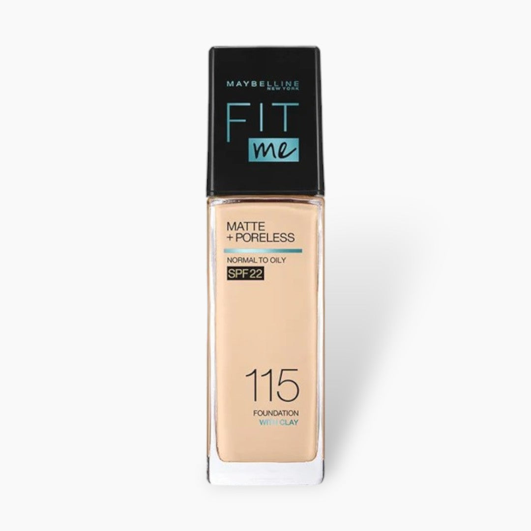 Maybelline Fit Me Matte + Poreless Liquid Foundation SPF 22 - 115 Ivory 30ml Maybelline  