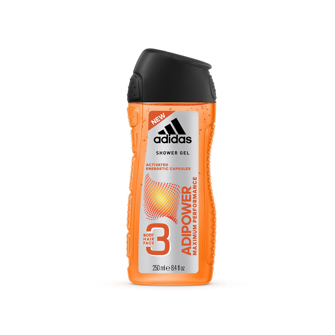 Adidas Men Adipower 3 in 1  Shower Gel 250ml Adidas  