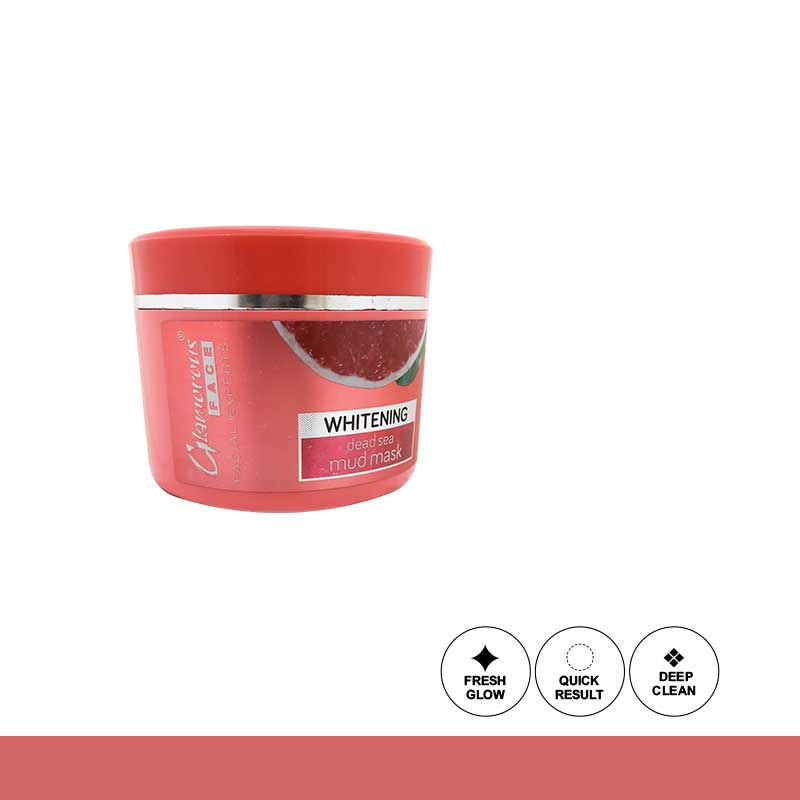 Glamorous Face Whitening Dead Sea Mud Mask (JAR 500ML)