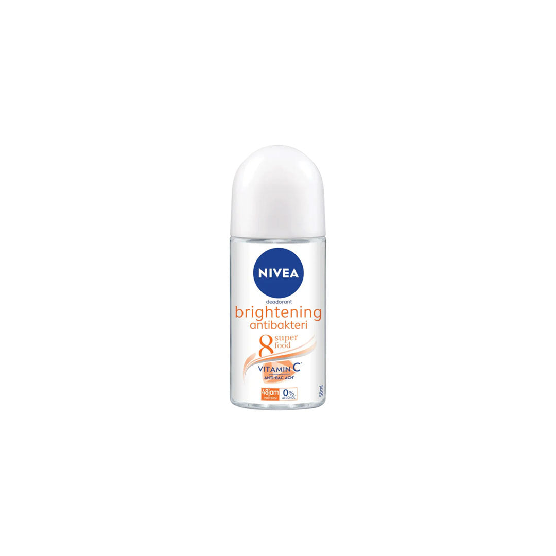 Nivea Brightening Anti Bacterial Roll On 50ml Nivea  