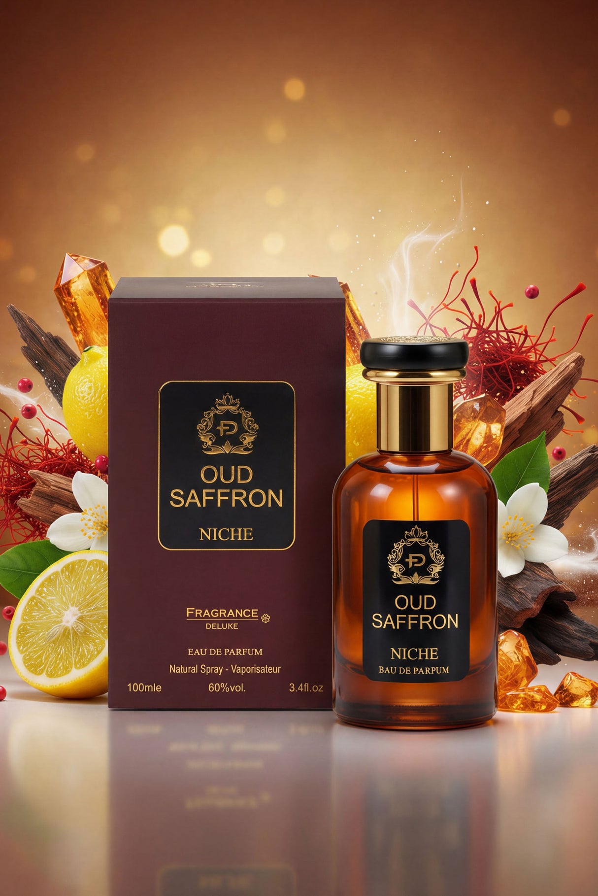 Fragrance Deluxe - OUD SAFFRON (100ml)
