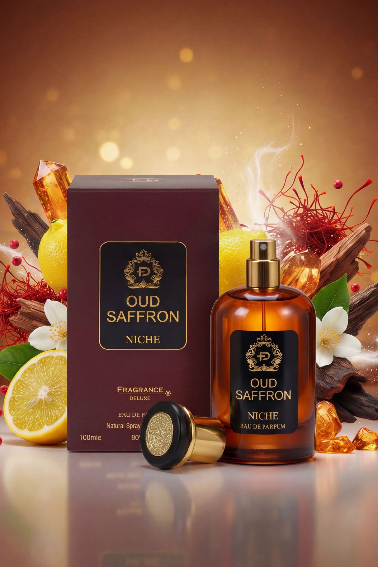 Fragrance Deluxe - OUD SAFFRON (100ml)