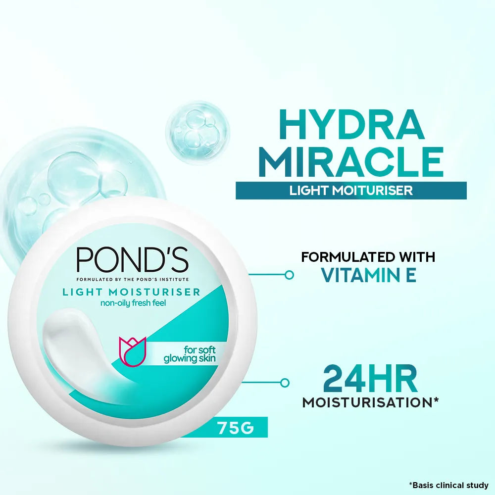 PONDs Light Moisturiser Cream - 75ml Ponds  