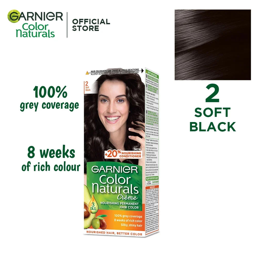 Garnier Color Naturals - 2 Soft Black Garnier Color Natural  