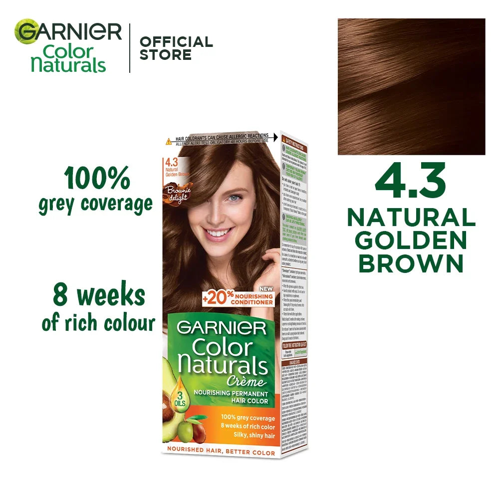 Garnier Color Naturals - 4.3 Natural Golden Brown Garnier Color Natural  