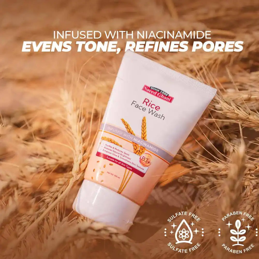 Saeed Ghani Brightening & Nourishing Rice Face Wash