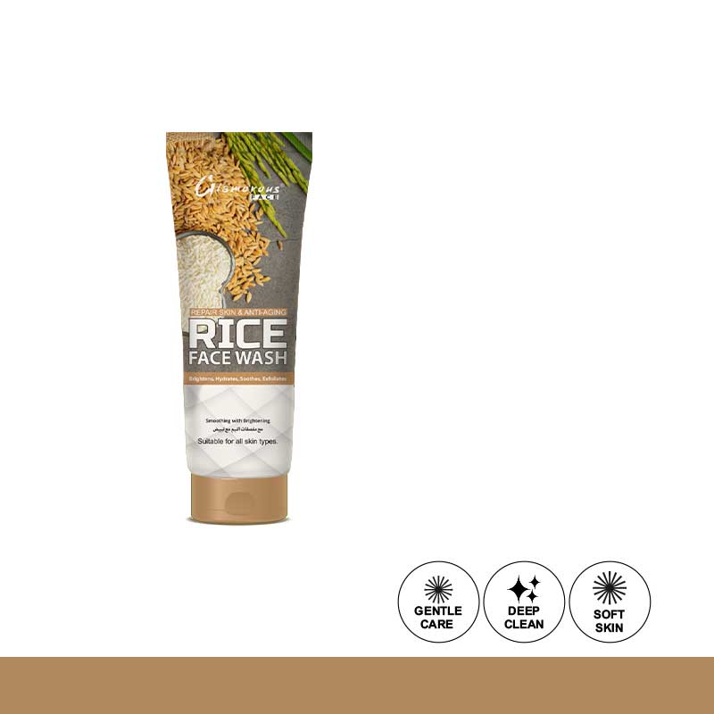 Glamorous Face Repair Skin & Anti-Aging Rice Face Wash