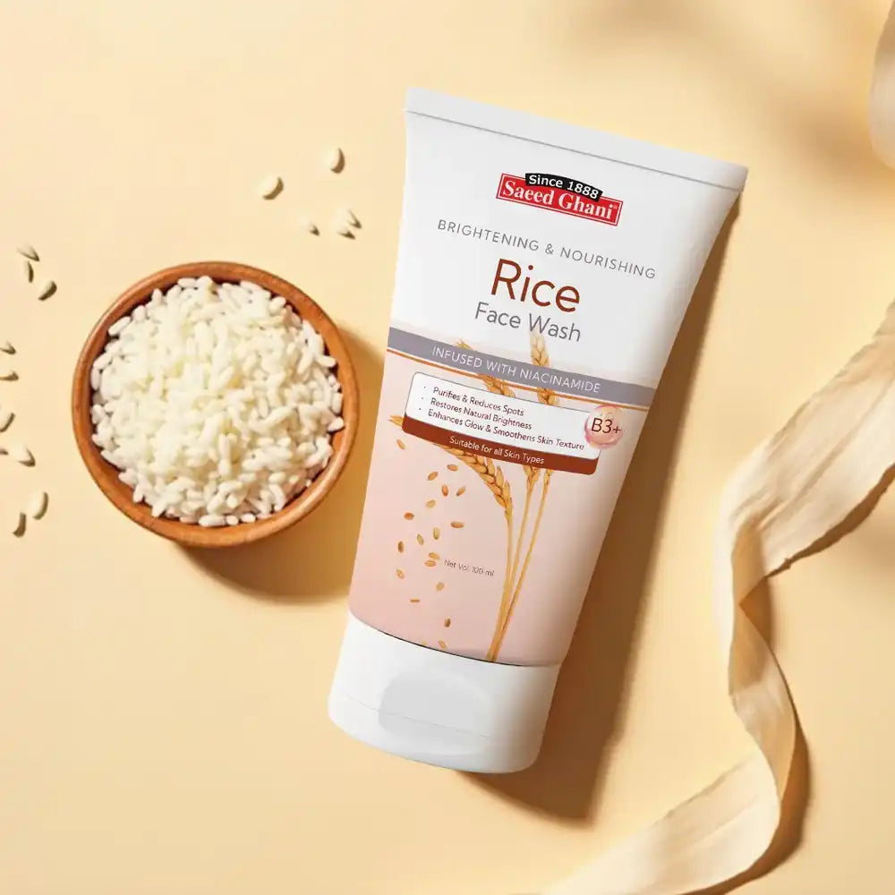 Saeed Ghani Brightening & Nourishing Rice Face Wash