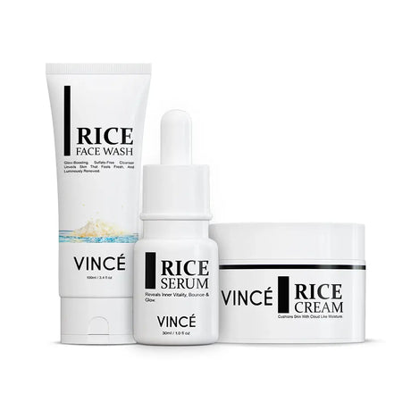 Rice Glass Glow Trio Vince Care  