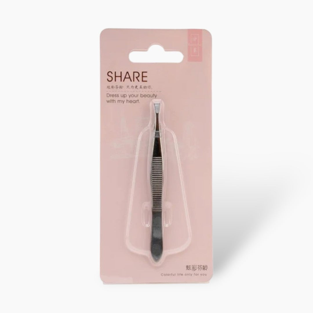 Share Tools Flat Stainless Steel Eyebrow Clip F3002A Share Tools  