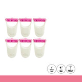 Glamorous Face 6 Pieces Shave Body Razor For Women