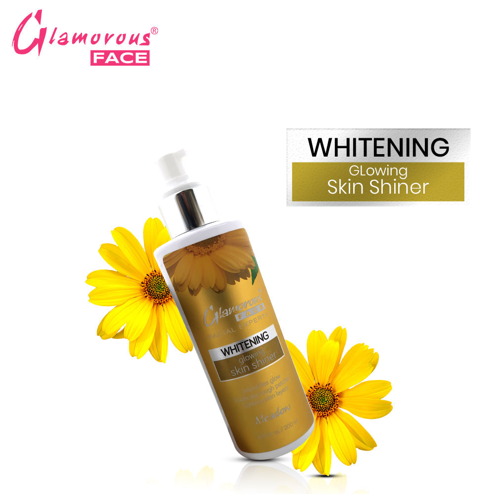 Glamorous Face Whitening Glowing Skin Shiner (Pump 200ML)