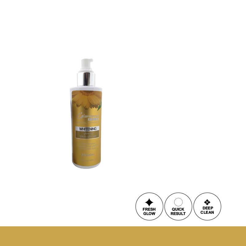 Glamorous Face Whitening Glowing Skin Shiner (Pump 200ML)