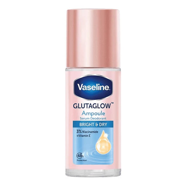 Vaseline BLUE Roll On Gluta Glow Ampoule Bright & Dry Deodorant 45ml