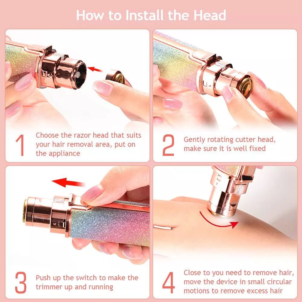 2 In 1 Facial And Eyebrow Hair Remover.