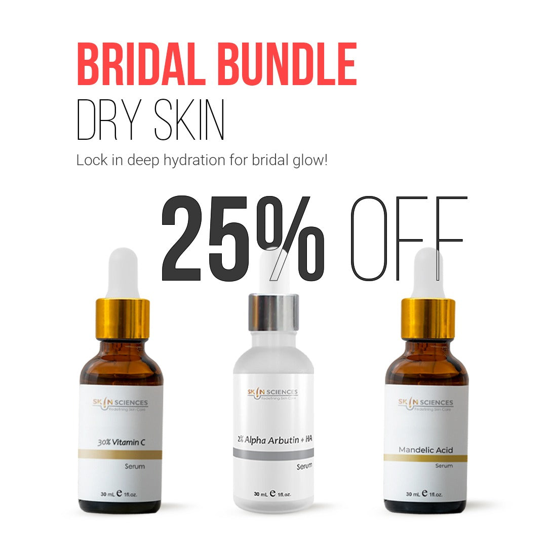 Skin Sciences Bridal Bundle For Dry Skin