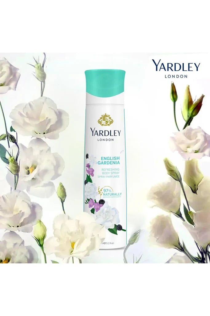 Yardley London English Gardenia Refreshing Body Spray (150ml)