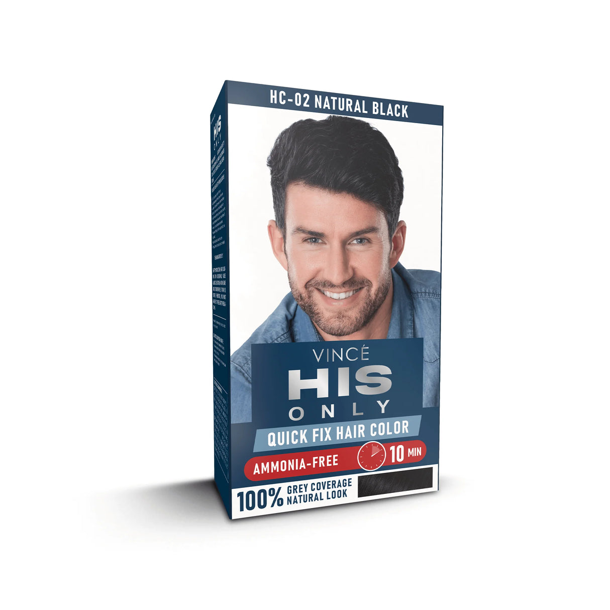 Vince Natural Black Men Hair Color - His Only (HC-02)