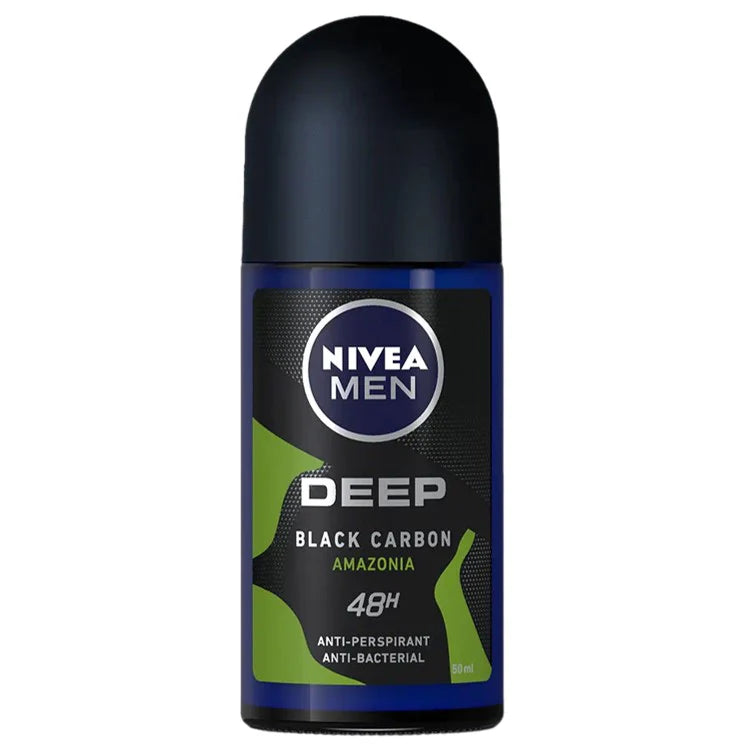 Nivea Men Deep Black Carbon Amazonia Roll on 50