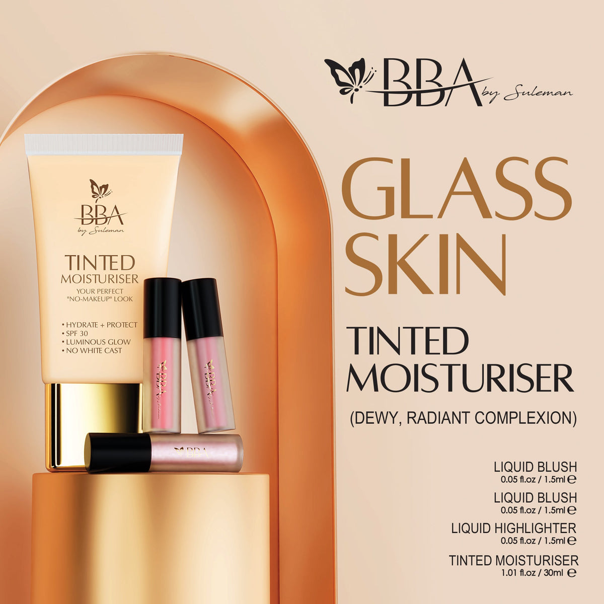 Glass Skin Tinted Moisturizer (Korean Glass Skin Kit)