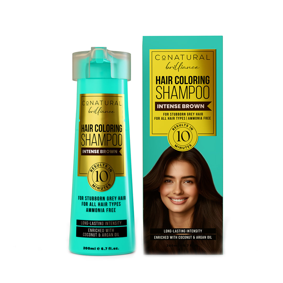 Conatural-Hair Coloring Shampoo – Intense Brown