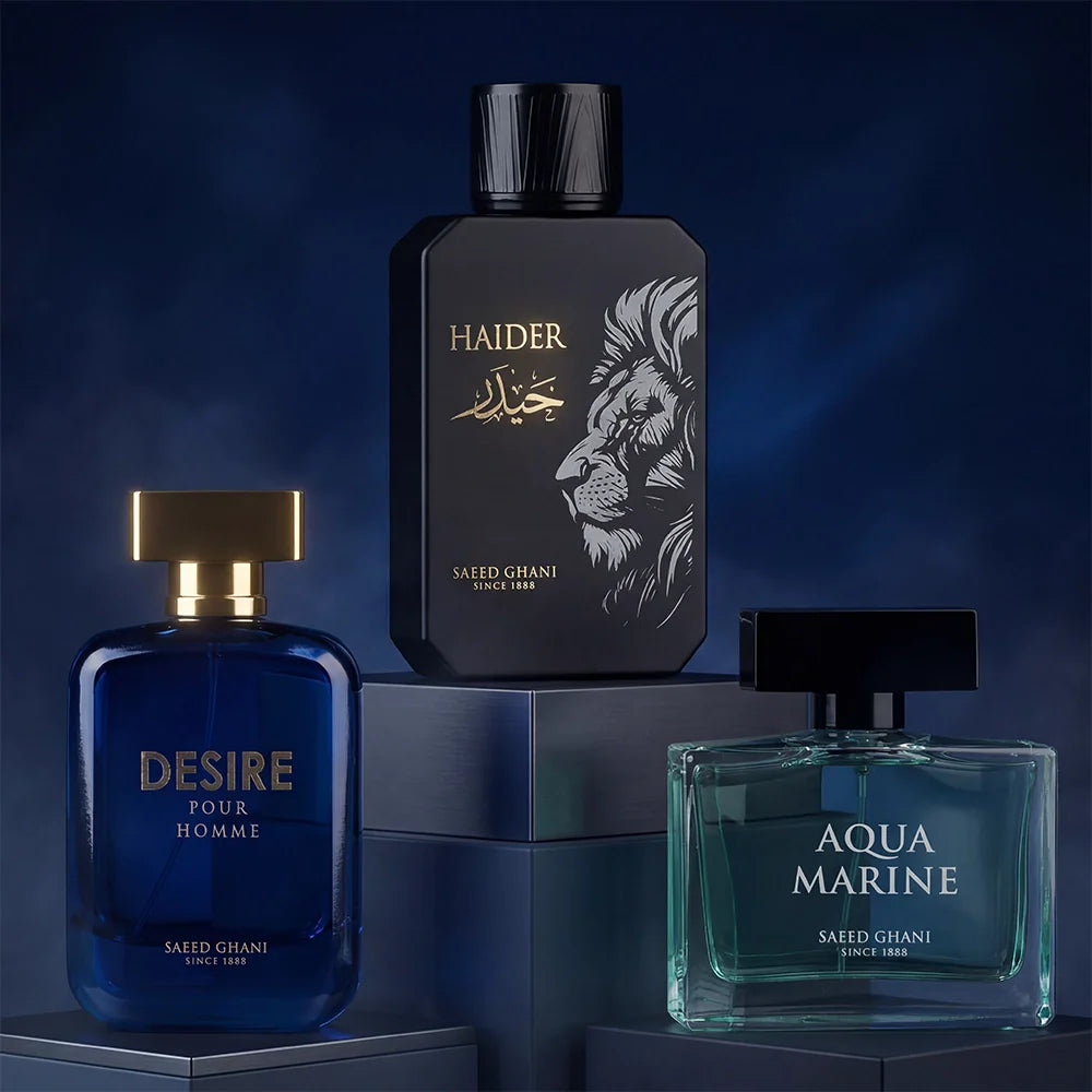 Saeed Ghani Fragrances Luxury Perfumes Trio
