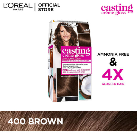 LOreal Paris Casting Creme Gloss - 400 Brown Loreal  