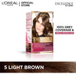 LOreal Paris Excellence Creme Hair Color -  5 Light Brown Loreal  