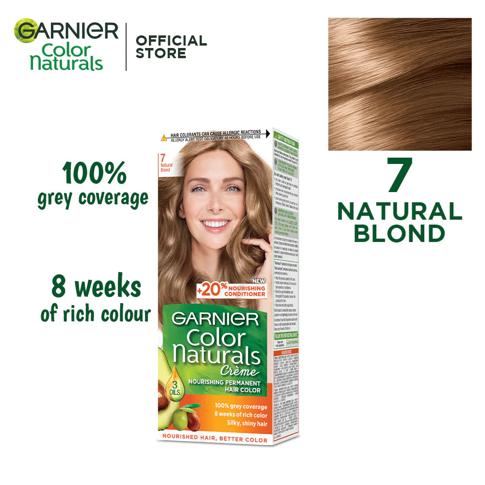 Garnier - Color Naturals Crème Hair Color - 7 Natural Blonde Hair Color