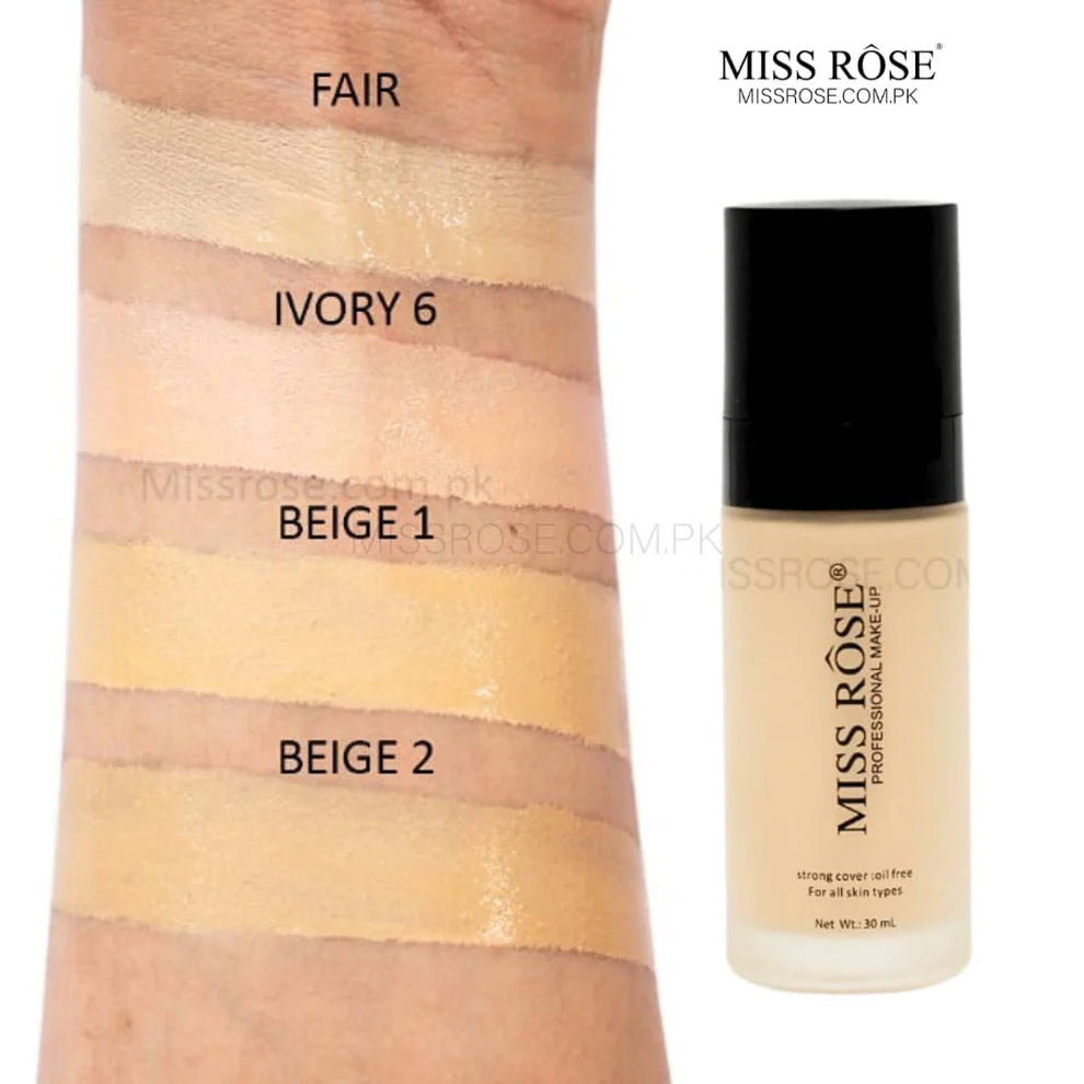 Miss Rose Strong Cover Oil Free Foundation