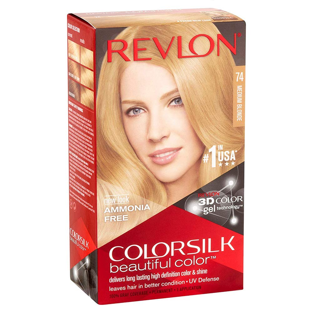 Revlon COLOR Silk 74 MEDIUM ASH BLONDE Revlon  